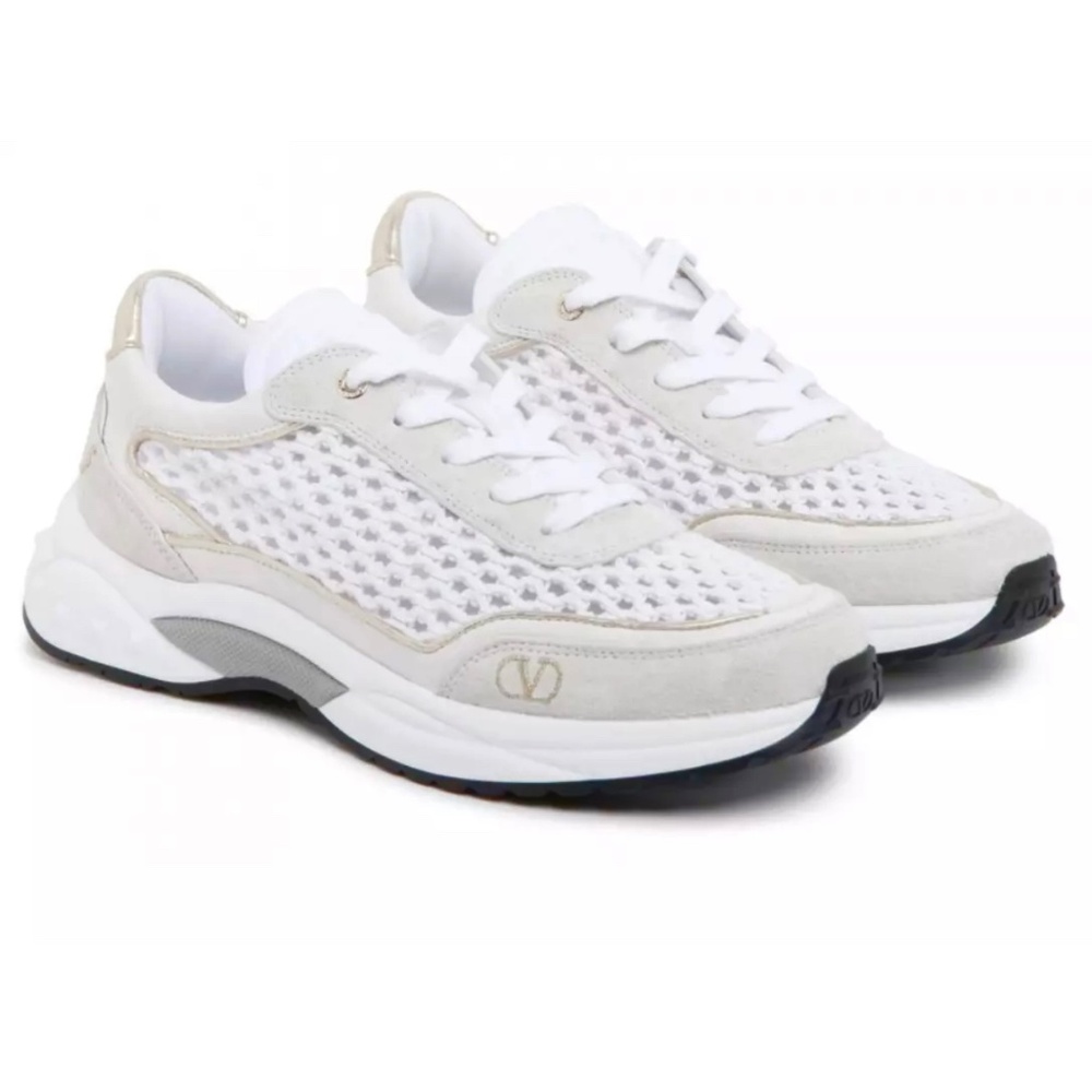 ❤️ NEW Authentic Valentino Garavani womens spring trainer sneaker white EU 41 10